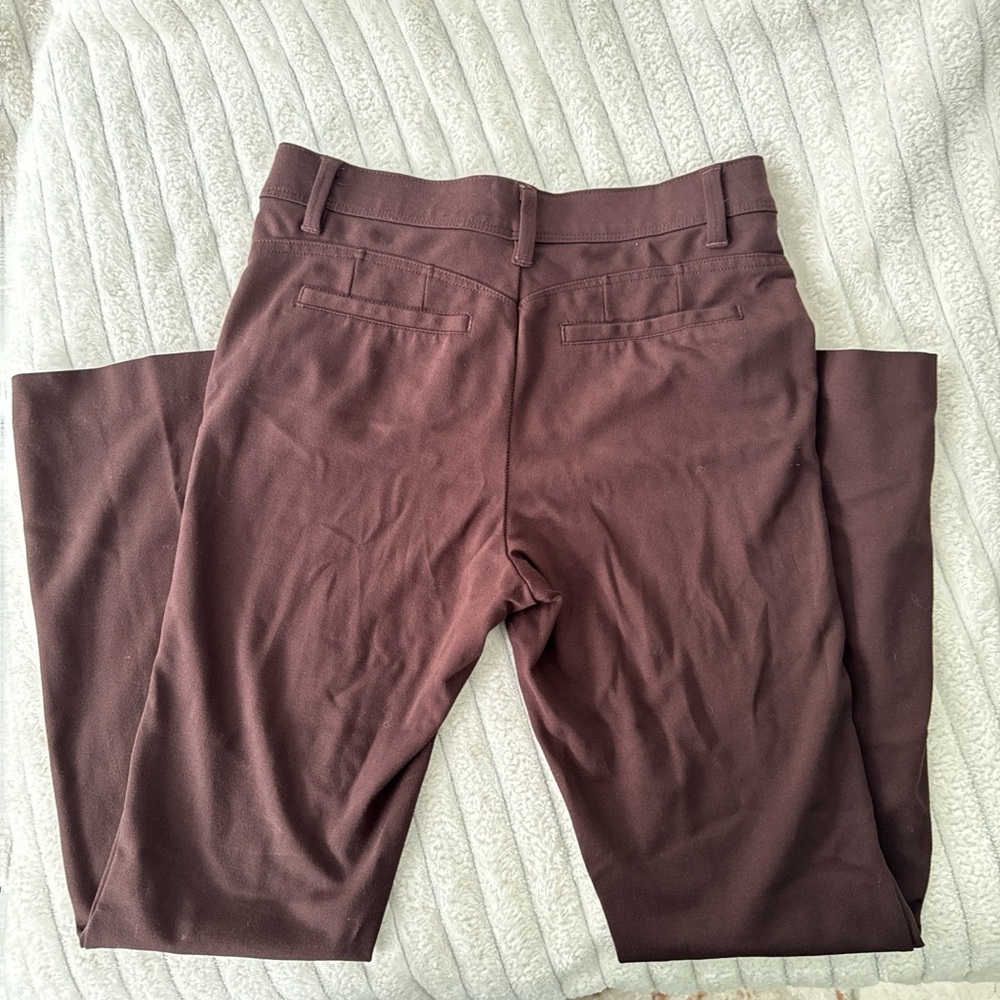 Dictionary Women's High-Rise Pants in Deep Brown
